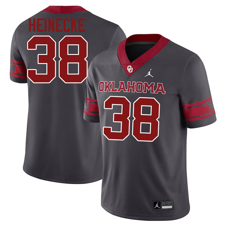 Owen Heinecke Oklahoma Sooners Jersey,Oklahoma Sooners Football Uniforms,Jersey-Anthracite